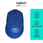 Logitech M331 Mouse Wireless Silent Click - Blue