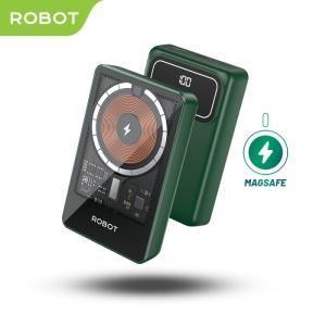 ROBOT Powerbank Nirkabel Magnetik 10000mAH RT13 Magsafe Wireless 15W