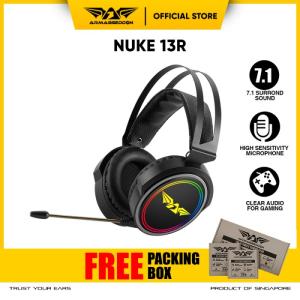 Armaggeddon Nuke 13R Surround 7.1 Gaming Headphones with Microphone - No Name