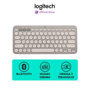 Logitech K380 Keyboard Wireless Bluetooth Multi-Device – Sand