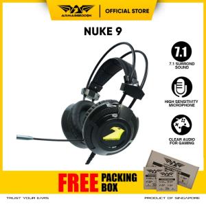 Headphone Headshet Gaming Armaggeddon Nuke 9 (7 colour lighting) - NUKE 9 NEW