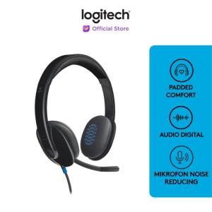 Logitech H540 Headset Stereo USB Mikrofon Noise-Cancelling