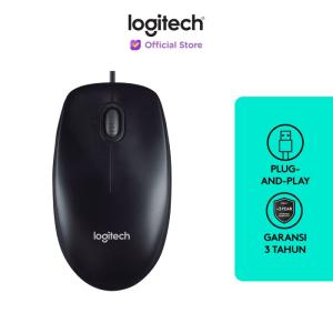 Logitech M100r Mouse Optikal USB Kabel