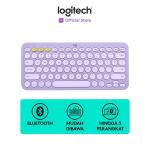 Logitech K380 Keyboard Wireless Bluetooth Multi-Device – Lavender