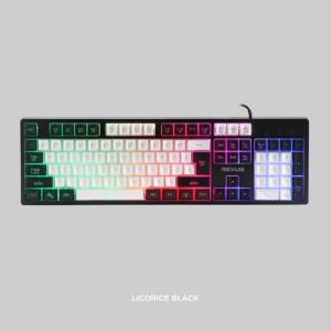 Rexus Keyboard Gaming K9E - White Black