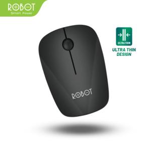 ROBOT M220 2.4G Wireless Optical Mouse - Garansi Resmi 1 Tahun - Hitam