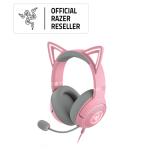 Razer Kraken Kitty V2 - Quartz - Wired RGB Kitty Ears Gaming Headset