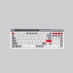 Rexus Keyboard Dual Connection Mosaic KB02 - White