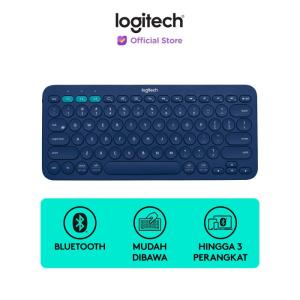 Logitech K380 Keyboard Wireless Bluetooth Multi-Device - Blue