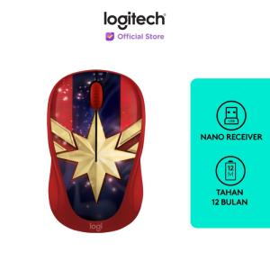 Logitech M238 Marvel Collection Wireless Mouse - CAPTAIN MARVEL