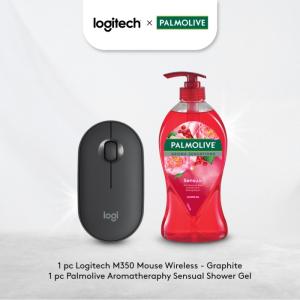 Logitech X Palmolive Exclusive Bundle - M350 Mouse Wireless Graphite