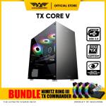 Armaggeddon Tessaraxx Core V Pro-Grade Micro-ATX Gaming PC Casing - Hitam, CASE ONLY