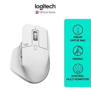 Logitech MX Master 3S Mouse Wireless Bluetooth Quiet Click for Mac