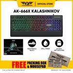 Armaggeddon AK666x Kalashnikov Spill Proof Membrane Gaming Keyboard