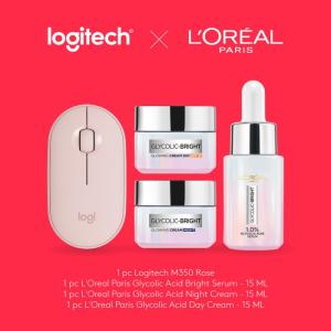 Logitech X L'Oreal Paris Gift Box Ramadan Hampers M350 Mouse Wireless