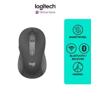 Logitech Signature M650 Mouse Wireless Bluetooth Silent - Graphite