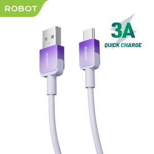 ROBOT Kabel Data RJM/RJC/RJL100 Type C Micro USB Lighting 1M Original - RJM100(Micro)