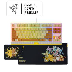 Razer Pokemon Keyboard Mouse Pad Gaming Gear - Bundle