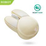 ROBOT Mouse M380 Wireless Mouse Silent Key Rabbit Kelinci Lucu Garansi - M380 BEIGE