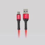 Rexus USB Kabel Data CB167M 1M Micro Fast Charging 2.4A - Merah