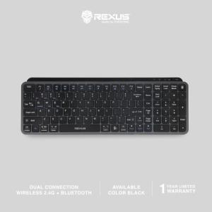 Rexus Keyboard Bluetooth Wireless Office KL100