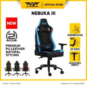 Gaming Chair Armaggeddon NEBUKA III Kursi Gaming Premium PU Leather - AMG YELLOW, NEBUKA III